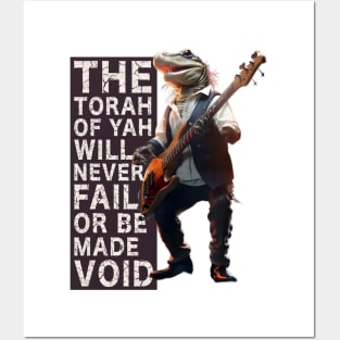 Guitar Playing Lizard Posters and Art